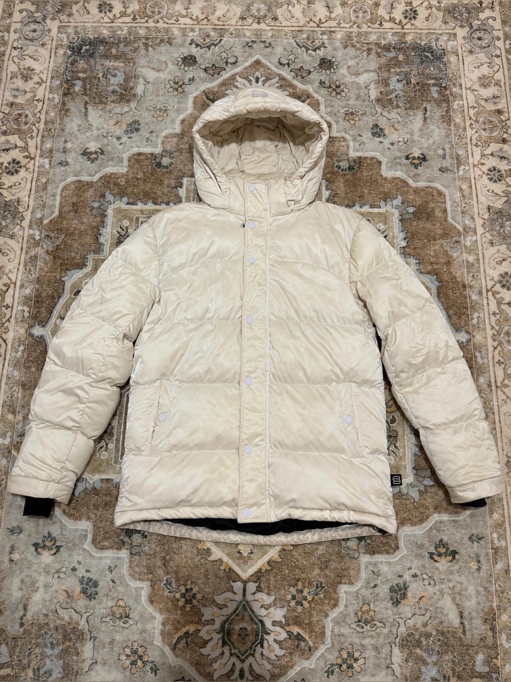 The Super Puff Puffer Jacket Cream (XS)